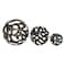 Brass Aluminum Contemporary Decorative Orbs Set